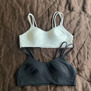 Lululemon Cloud Black and White Bra Set